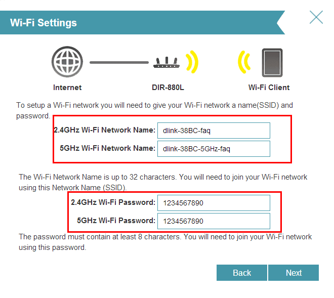 Step 4 - WiFi network setup