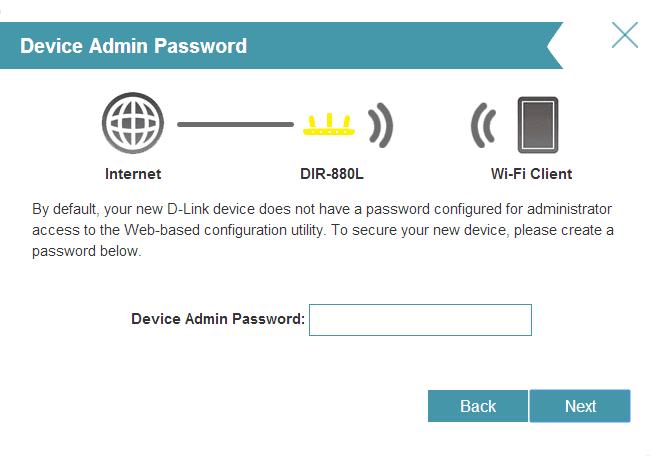 Step 5 - Admin password and summary